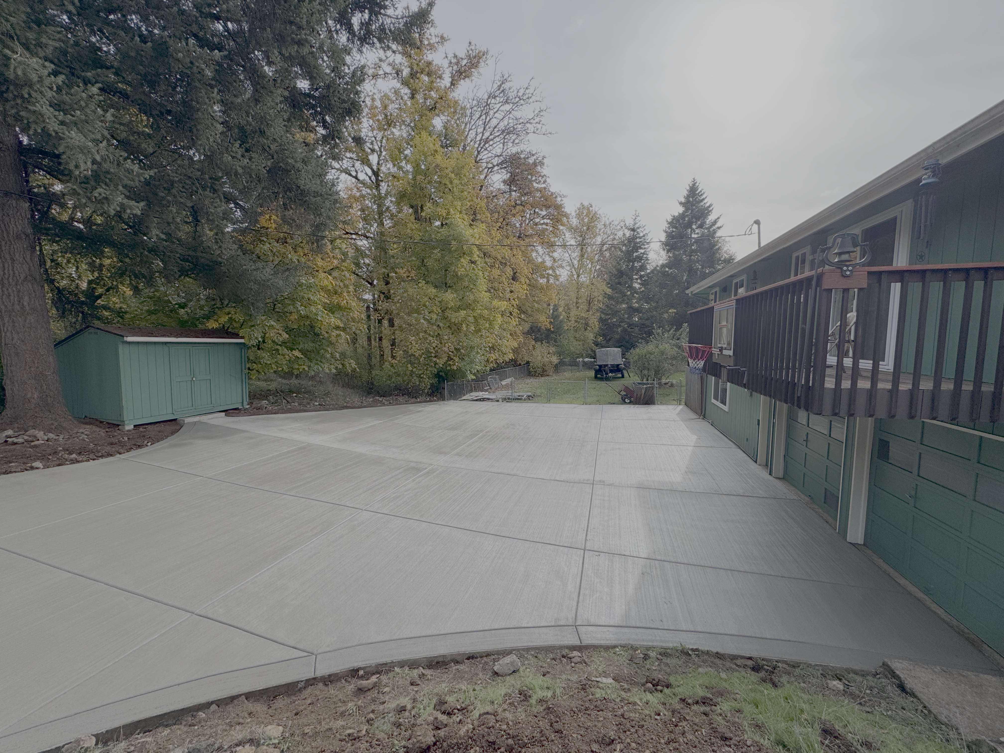 Concrete sidewalks installation in Woodburn by Blue Star Concrete